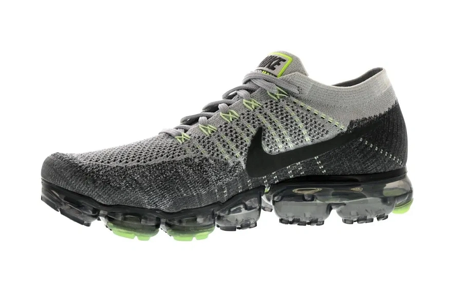 Фото № 2 с приближением к товару «‎Nike Air VaporMax Grey Neon»