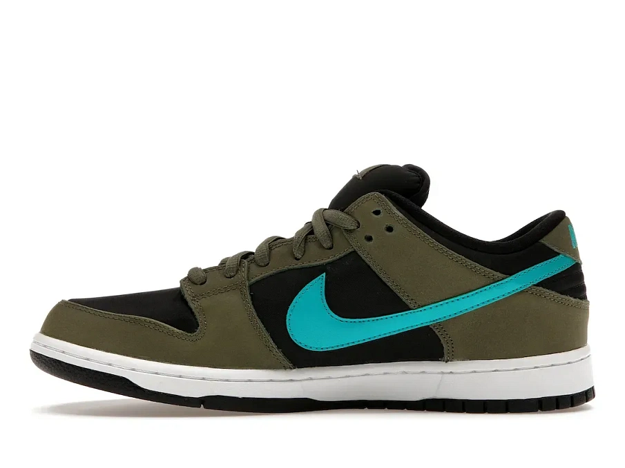Фото № 3 с приближением к товару «‎Nike SB Dunk Low Medium Olive Turbo Green»