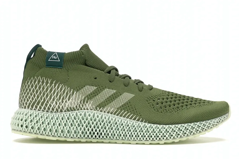 Фото № 1 с приближением к товару «‎adidas 4D Runner Pharrell Tech Olive»