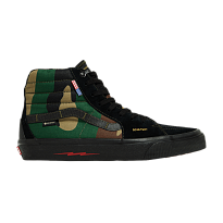 Фото № 1 с приближением к товару «‎DEFCON x Vans Sk8-Hi Notchback GTX Black Woodland Camo»