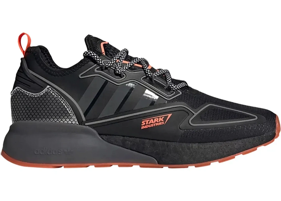 Фото № 1 с приближением к товару «‎adidas ZX 2K Boost Marvel Stark Industries Black»