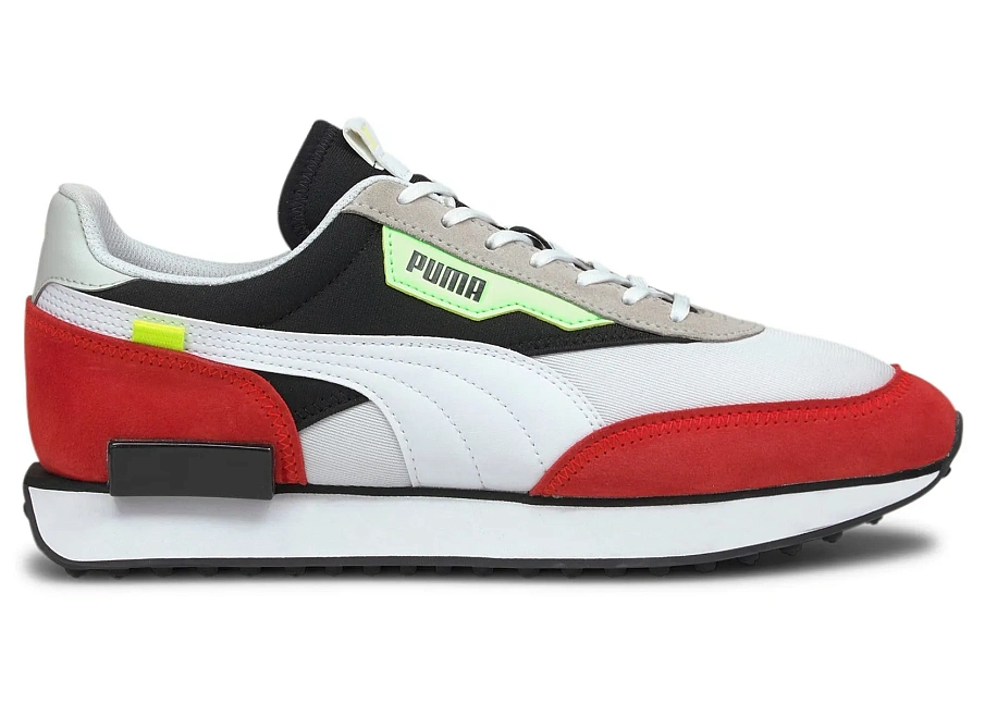 Фото № 1 с приближением к товару «‎Puma Future Rider Retro White High Risk Red»
