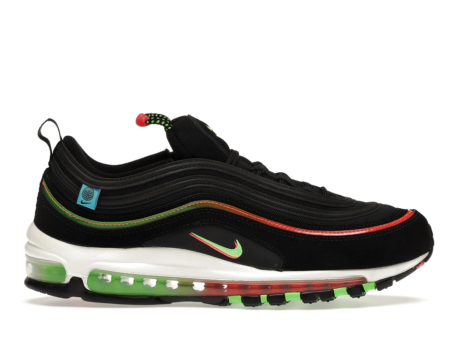 Фото № 1 с приближением к товару «‎Nike Air Max 97 Worldwide Black»