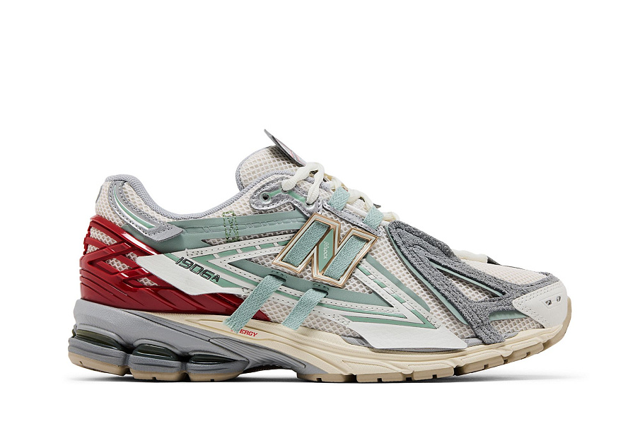 Фото № 2 с приближением к товару «‎New Balance 1906 Sea Salt Lone Star Grey»