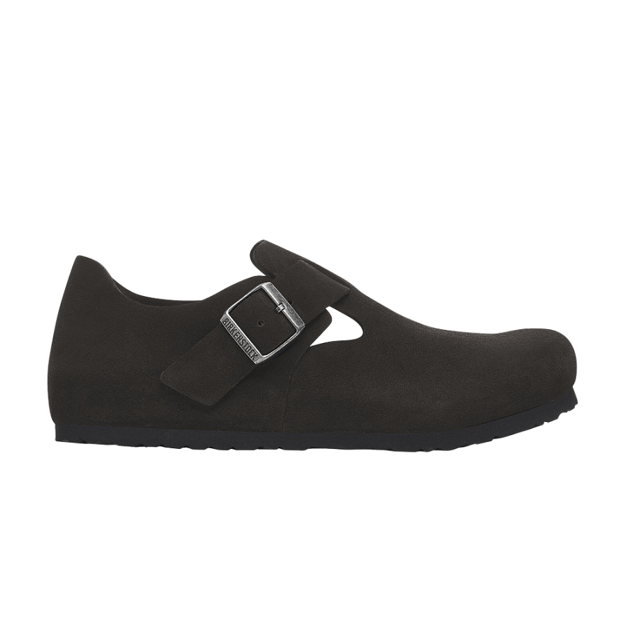 Фото № 1 с приближением к товару «‎Birkenstock London Suede Leather Black»