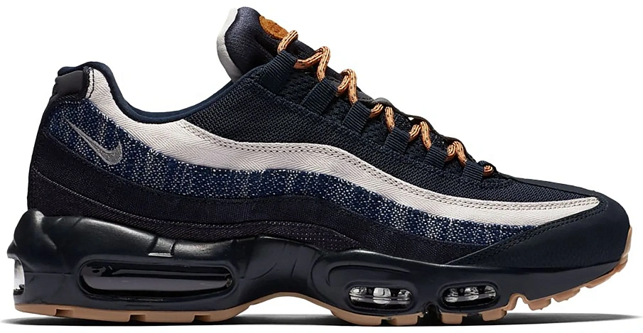 Фото № 1 с приближением к товару «‎Nike Air Max 95 Denim Dark Obsidian Gum»