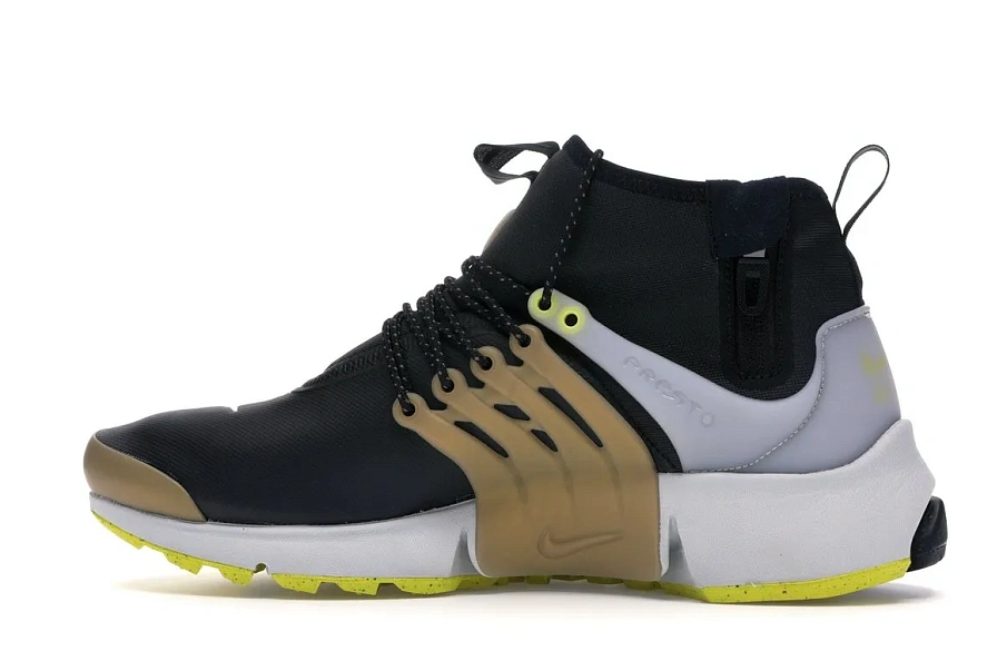 Фото № 5 с приближением к товару «‎Nike Air Presto Mid Utility Black Yellow Streak»