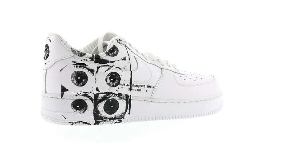 Фото № 5 с приближением к товару «‎Nike Air Force 1 Low Supreme Comme des Garcons Shirt»