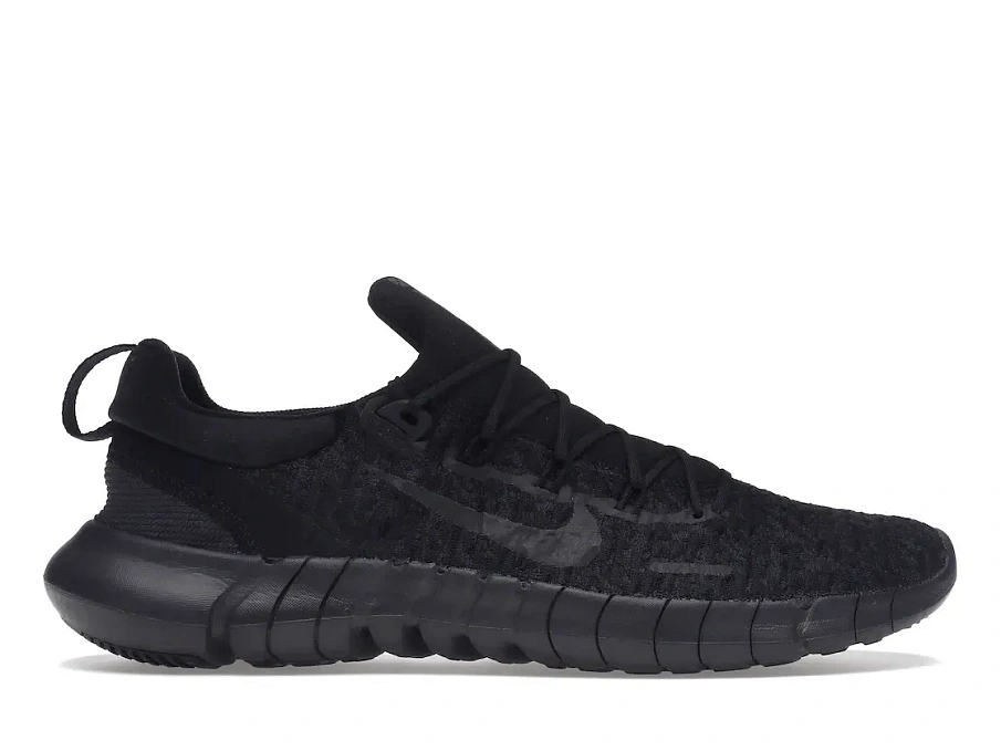 Фото № 1 с приближением к товару «‎Nike Free Run 5.0 Black Off Noir»