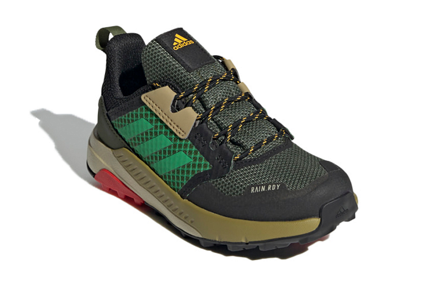 Фото № 3 с приближением к товару «‎adidas Terrex Trailmaker Rain.Rdy Hiking K Shoes Green»