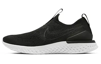 Nike Epic Phantom React Flyknit Black White (W) - 1