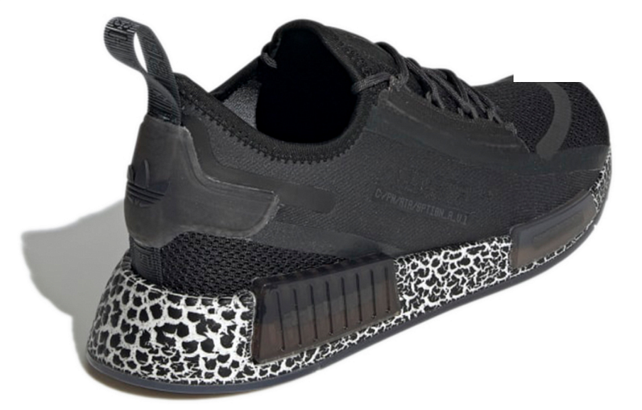Фото № 4 с приближением к товару «‎adidas originals NMDR1 Spectoo Running Shoes Black»