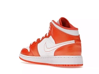 Фото № 5 с приближением к товару «‎Jordan 1 Mid Metallic Orange »