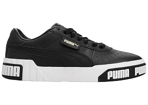 Puma Cali Bold Black Metallic Gold 