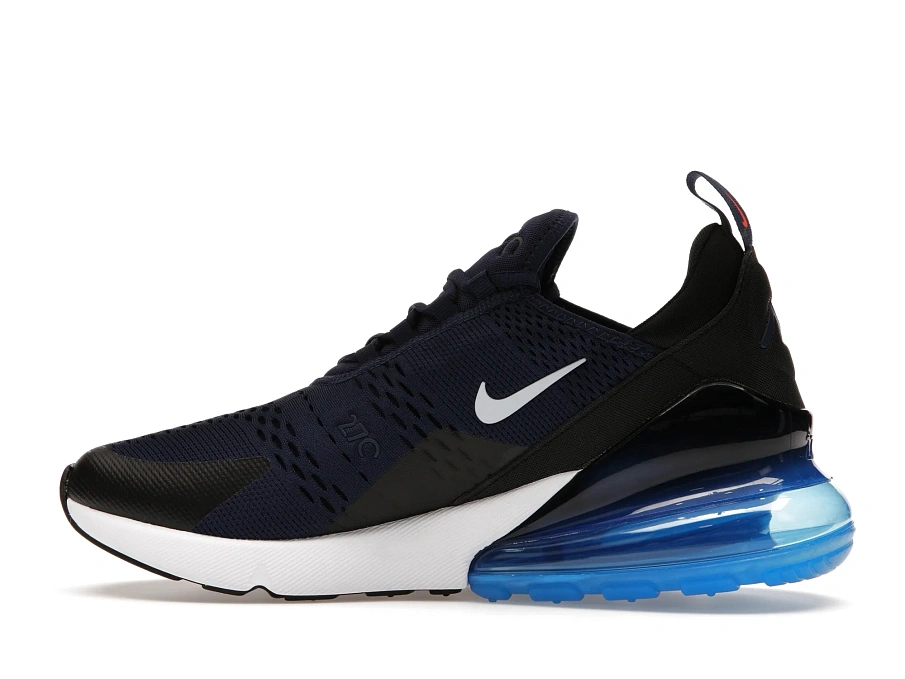 Фото № 5 с приближением к товару «‎Nike Air Max 270 Midnight Navy Bright Crimson»