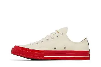 Comme des Garçons Play x Converse Chuck 70 Low Pristine Red - 4