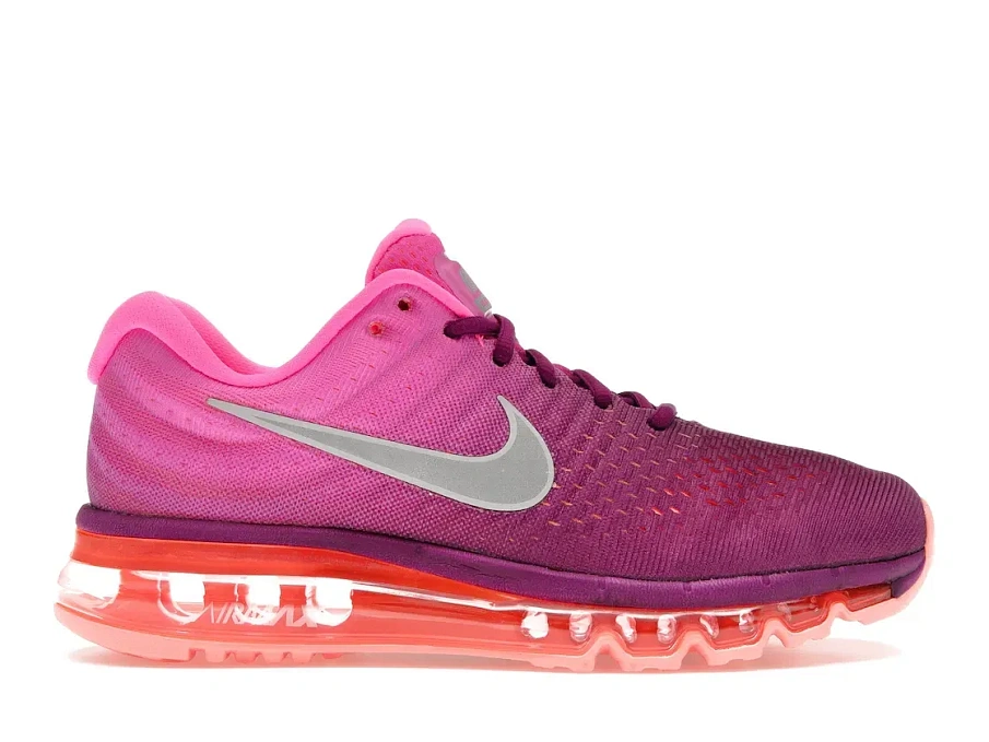 Фото № 1 с приближением к товару «‎Nike Air Max 2017 Bright Grape Fire Pink »
