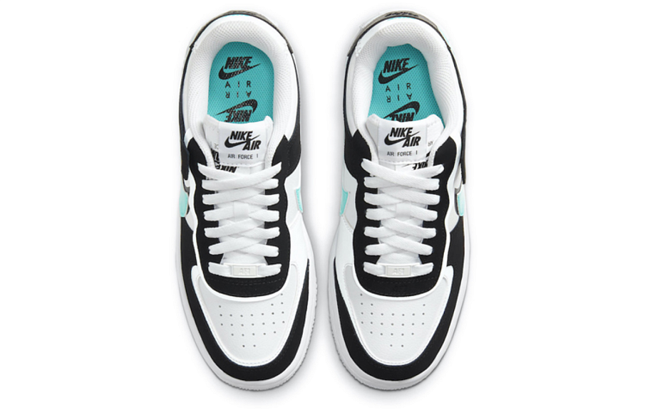 Фото № 3 с приближением к товару «‎Nike Air Force 1 Shadow White Black Aurora (W)»