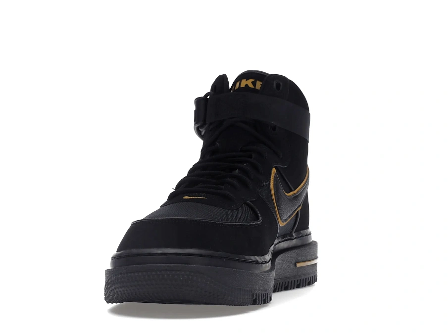 Фото № 3 с приближением к товару «‎Nike Air Force 1 Boot Cordura Black Gold»