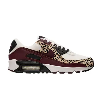 Nike Women's Air Max 90 Burgundy Leopard - 1