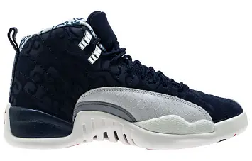 Nike Air Jordan 12 International Flight Basketball Shoes blue - 3