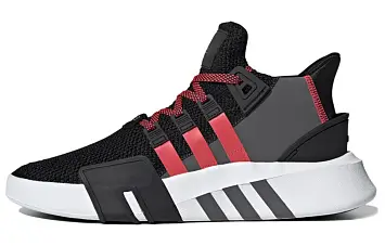 Adidas Originals Eqt Bask Adv Sports Casual Shoes Black Grey Red - 1