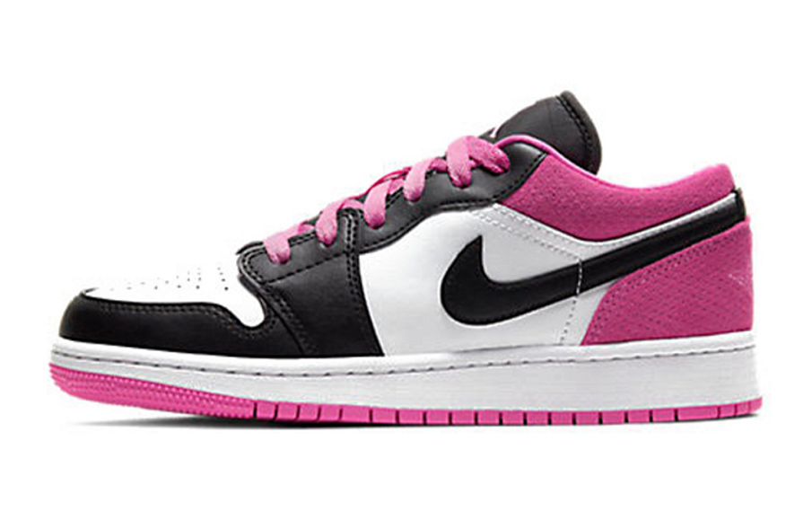 Фото № 1 с приближением к товару «‎Nike Air Jordan 1 Low SE GS Black Active Fuchsia»