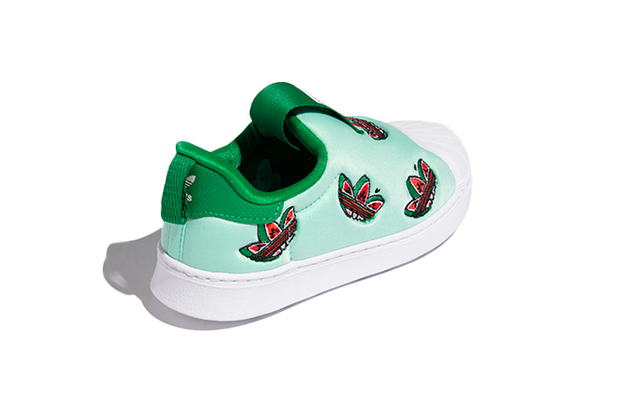 Фото № 4 с приближением к товару «‎Adidas originals Superstar 360 I Shoes GreenWhite»