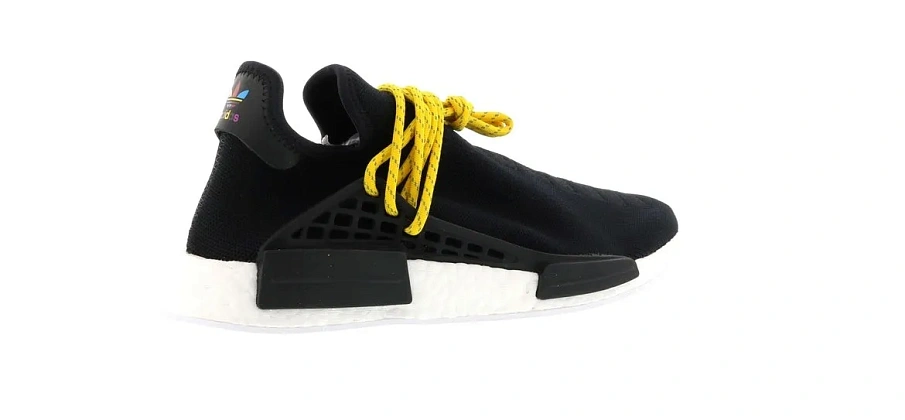Фото № 6 с приближением к товару «‎adidas NMD HU Pharrell Human Species Black»