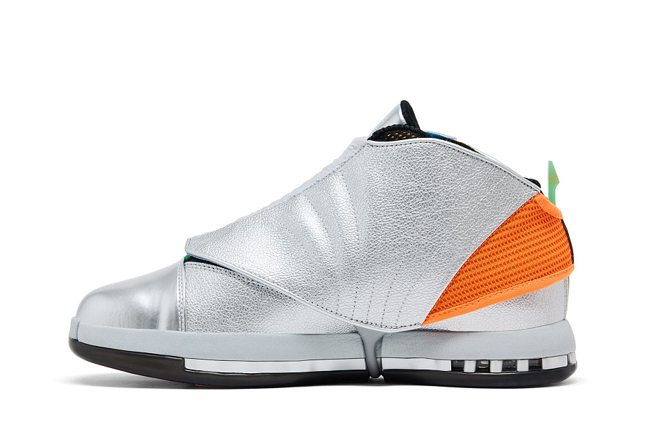 Фото № 4 с приближением к товару «‎Free The Youth x Air Jordan 16 Retro OG Metallic Silver»
