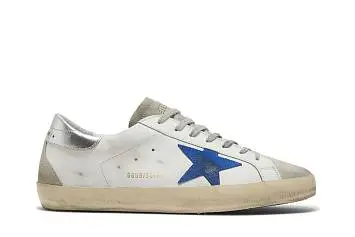 Golden Goose Superstar White Electric Blue - 2