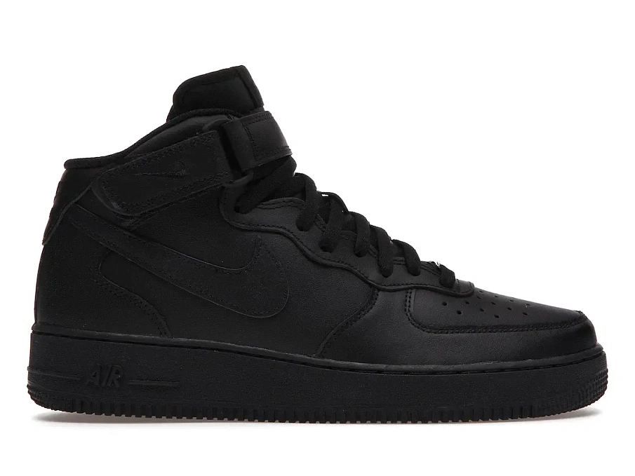 Фото № 1 с приближением к товару «‎Nike Air Force 1 Mid '07 Black»