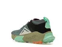 Фото № 6 с приближением к товару «‎Nike ZoomX Zegama Trail Light Slate Grey Glow Green Bone Black»