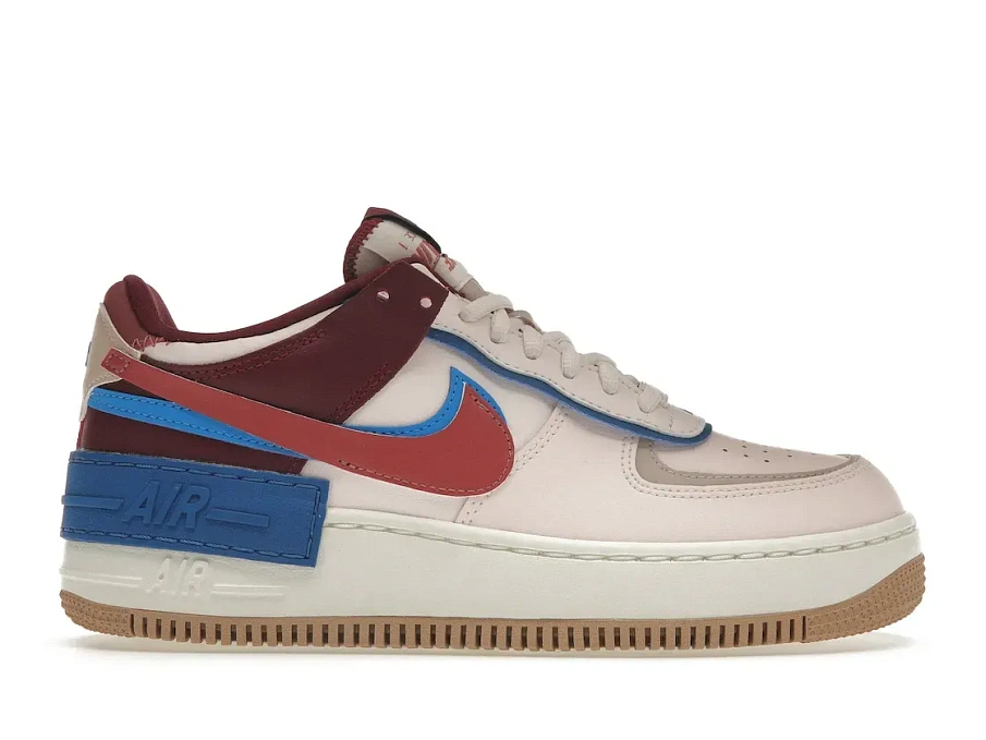 Фото № 1 с приближением к товару «‎Nike Air Force 1 Low Shadow Light Soft Pink Team Red Blue »