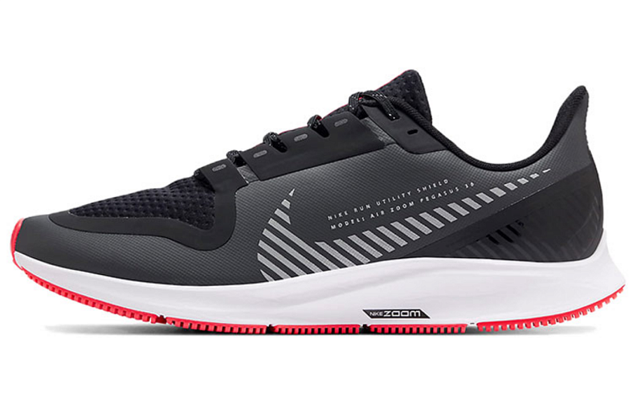 Фото № 1 с приближением к товару «‎Nike Air Zoom Pegasus 36 Shield BlackWhiteRed»