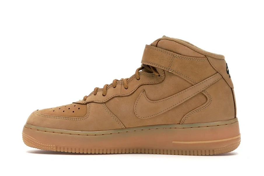 Фото № 5 с приближением к товару «‎Nike Air Force 1 Mid Flax (2014)»