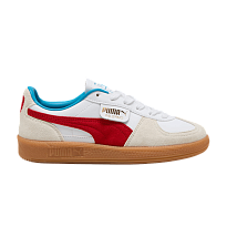 Фото № 1 с приближением к товару «‎Puma Palermo Leather Big Kid White Red»