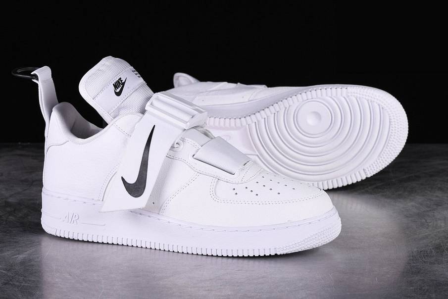 Фото № 2 с приближением к товару «‎Nike Air Force 1 Utility Low Skate shoes white»