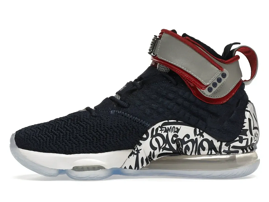 Фото № 3 с приближением к товару «‎Nike LeBron 17 Graffiti Remix»