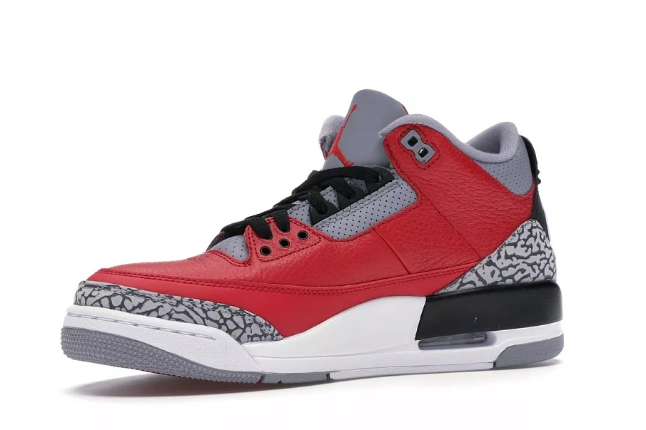 Фото № 6 с приближением к товару «‎Jordan 3 Retro Fire Red Cement (Nike Chi)»
