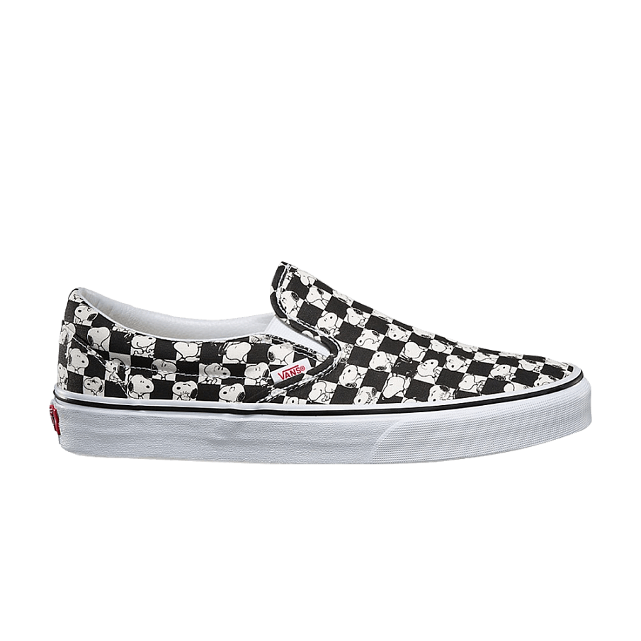 Фото № 1 с приближением к товару «‎Vans Peanuts x Classic Slip-On Snoopy Checkerboard»