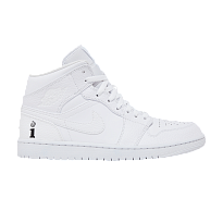 Фото № 1 с приближением к товару «‎Interscope Records x Air Jordan 1 Mid Triple White»