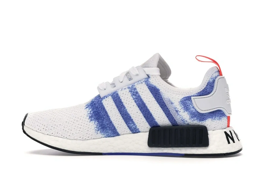 Фото № 5 с приближением к товару «‎adidas NMD R1 Bold Blue Stencil»