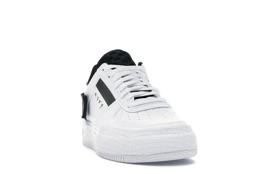 Фото № 2 с приближением к товару «‎Nike Air Force 1 Type White Black Volt»