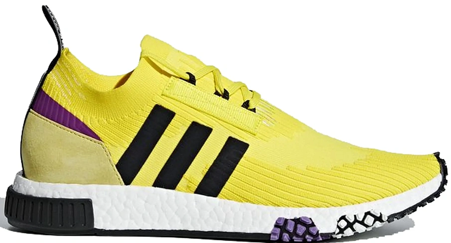 Фото № 1 с приближением к товару «‎adidas NMD Racer Solar Yellow Shock Purple»