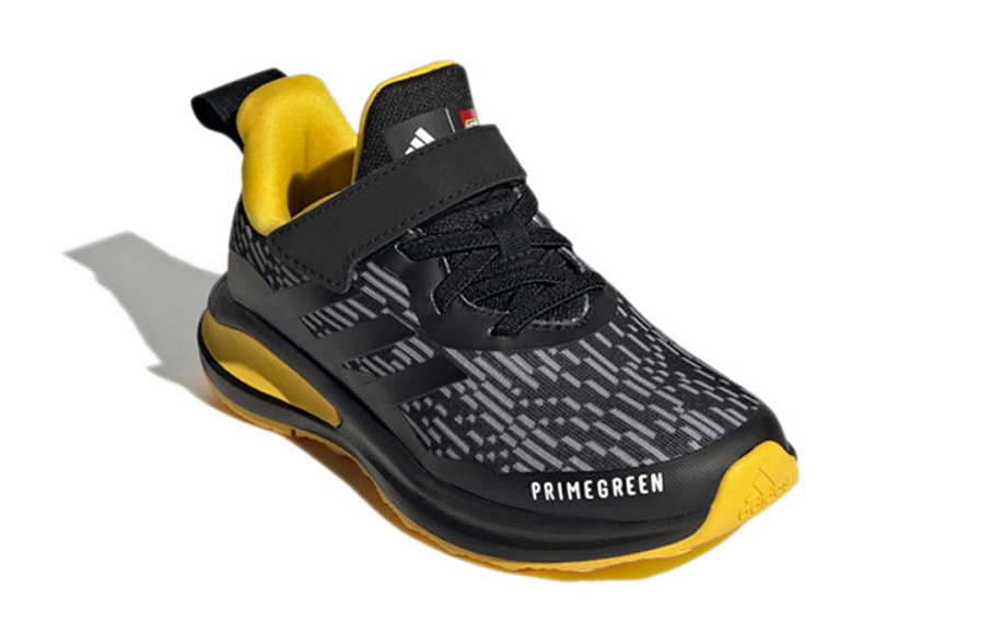 Фото № 3 с приближением к товару «‎adidas LEGO x FortaRun X Elastic Lace J 'Black Equipment Yellow'»