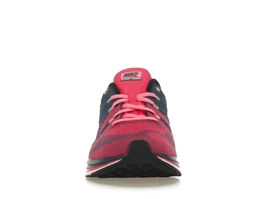 Фото № 2 с приближением к товару «‎Nike Flyknit Trainer + Squadron Blue/White-Pink Flash»