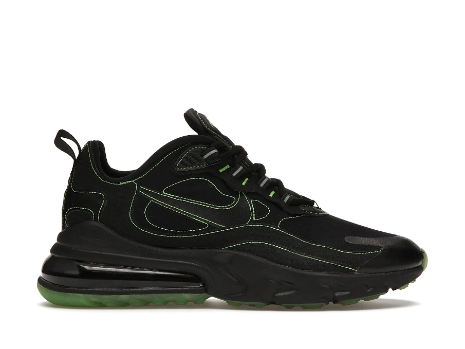 Фото № 1 с приближением к товару «‎Nike Air Max 270 React Black Electric Green»