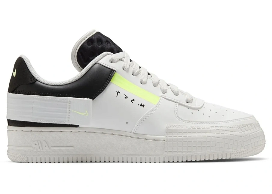 Фото № 1 с приближением к товару «‎Nike Air Force 1 Low Type White Barely Volt»