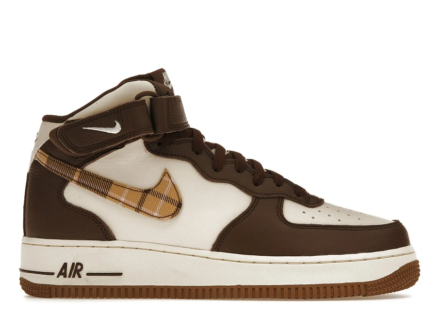 Фото № 1 с приближением к товару «‎Nike Air Force 1 Mid 07 Brown Plaid»